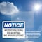 Signmission No Trespassing No Hunting No Woodcutting OSHA Notice Sign, Plastic, 14in W x 10in L, 2PK OS-2PACK-NS-P-1014-L-14930 - alternate 3